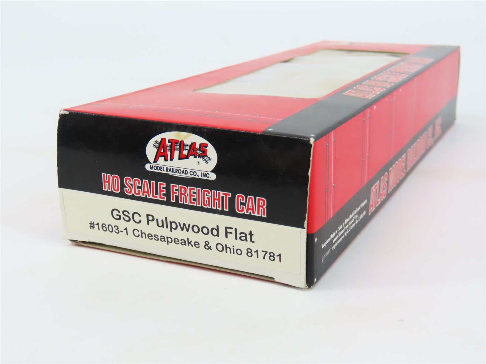 HO Scale Atlas 1603-1 C&O Chesapeake & Ohio GSC Pulpwood Flat Car #81781