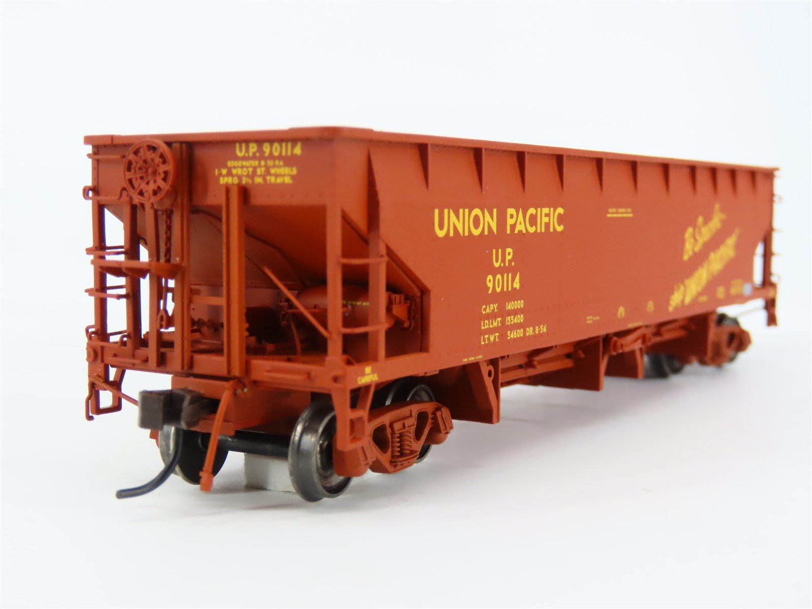 HO Scale Atlas Master Line UPHS-01 UP Union Pacific Hart Ballast Hopper #90114