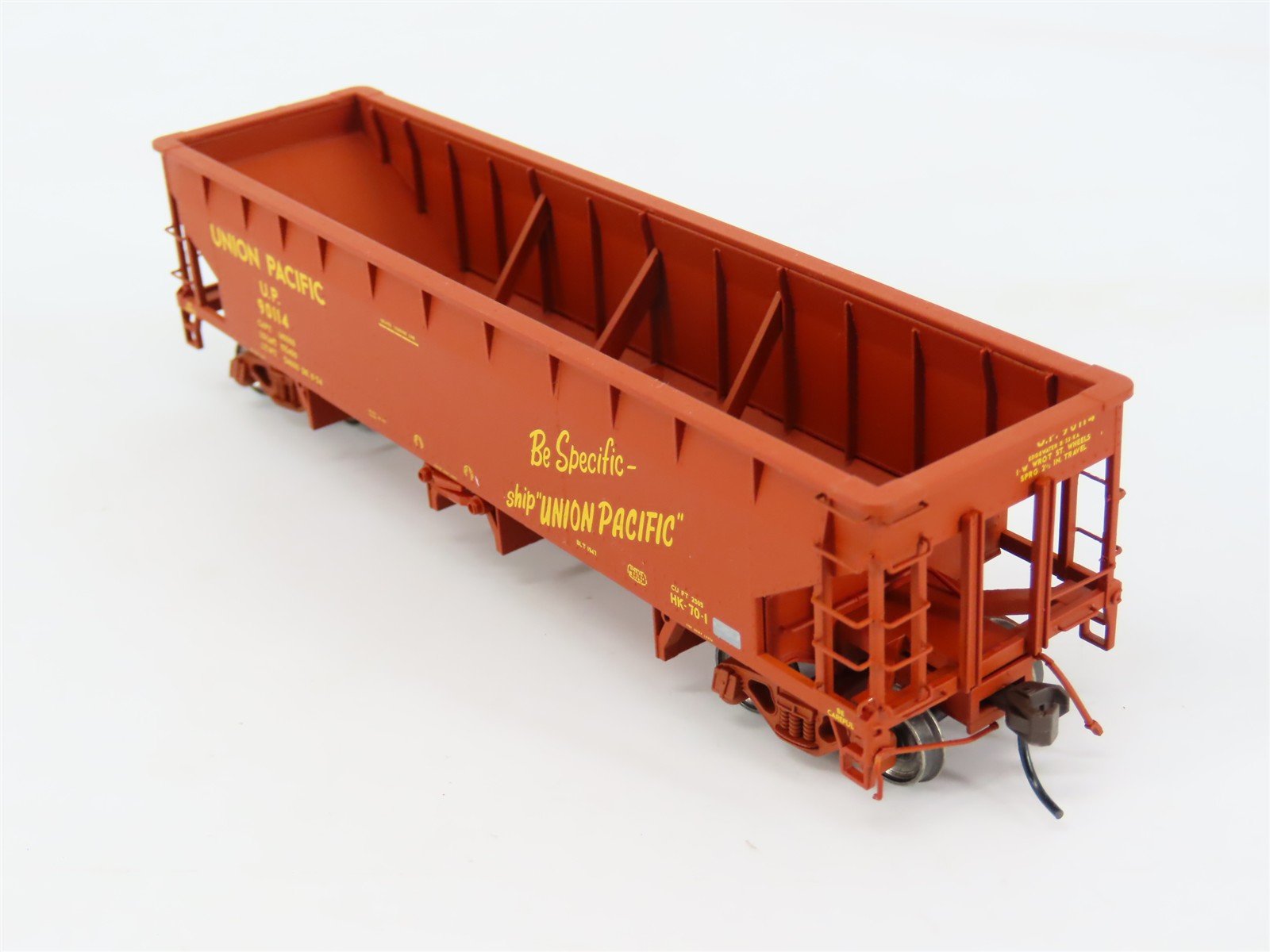 HO Scale Atlas Master Line UPHS-01 UP Union Pacific Hart Ballast Hopper #90114