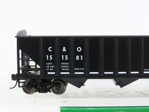 HO Scale Bowser 42907 C&O Chesapeake & Ohio Progress 3-Bay Open Hopper #151581