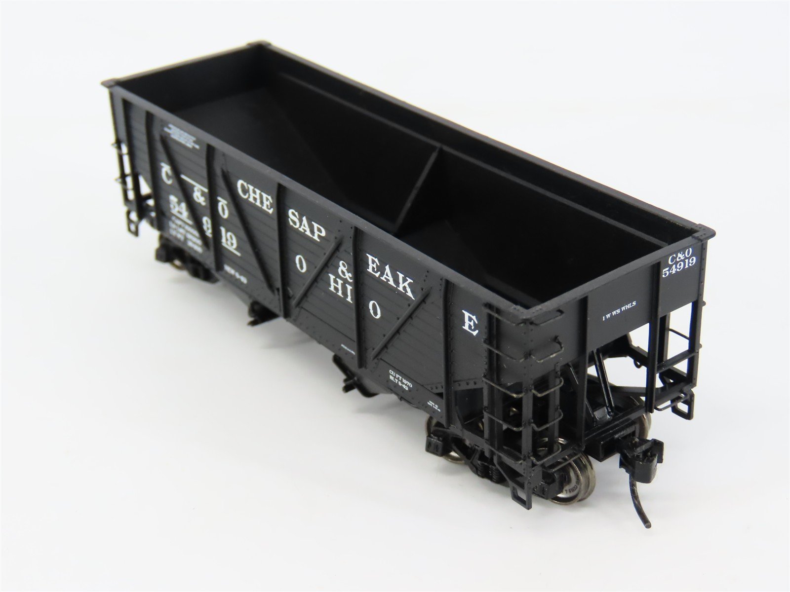 HO Scale PROTO 2000 23822 C&O Chesapeake & Ohio 2-Bay Open Hopper #54919