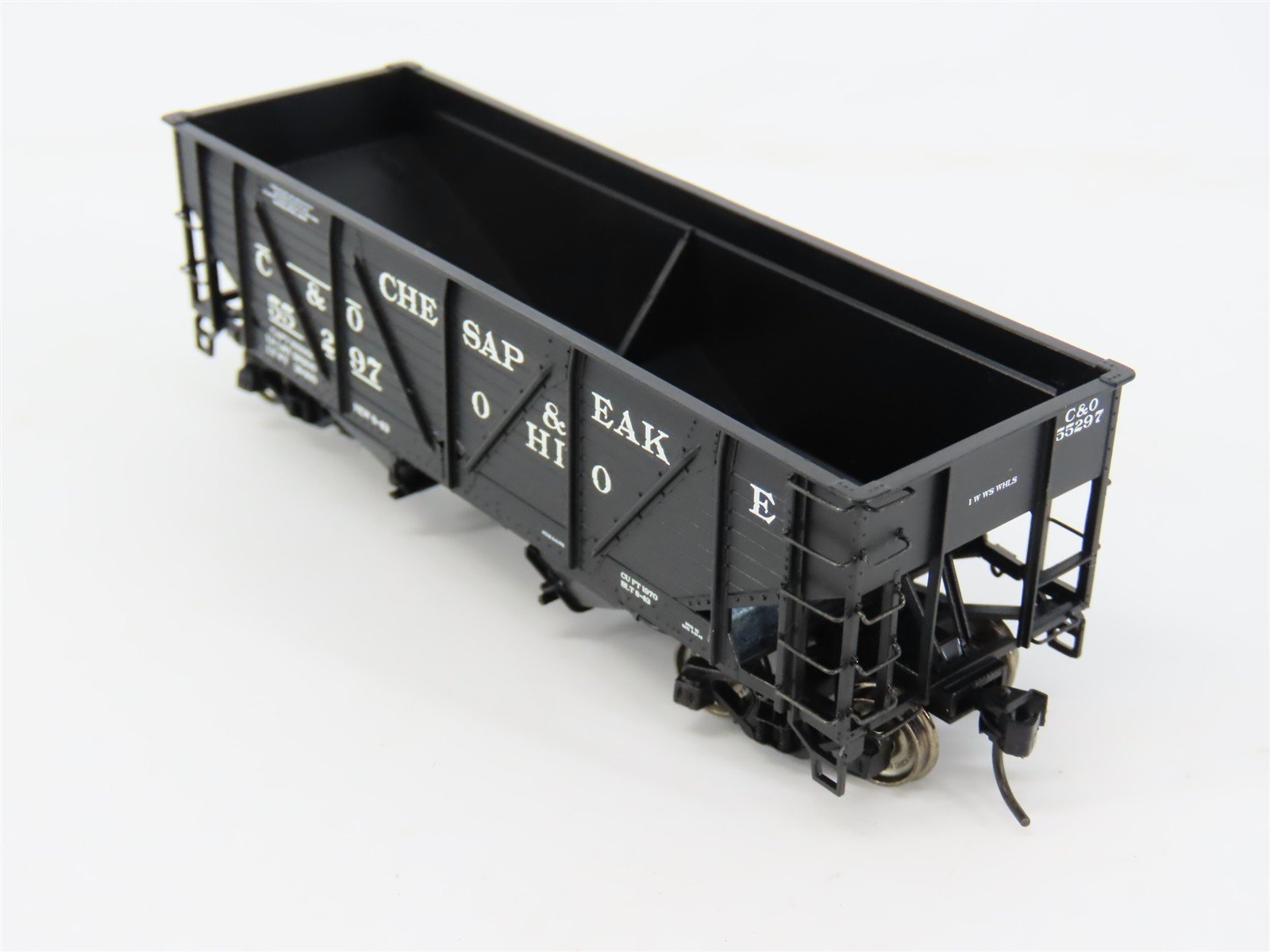 HO Scale PROTO 2000 23838 C&O Chesapeake & Ohio Railroad 2-Bay Hopper #55297