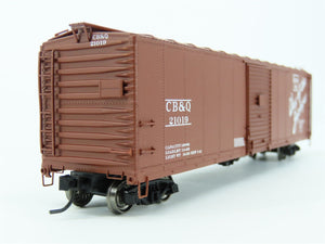 HO Scale PROTO 2000 CB&Q Burlington Route 50' Single Door Box Car #21019