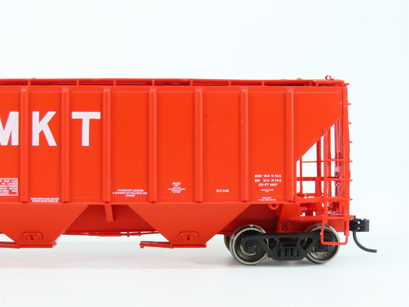HO Scale PROTO 2000 23384 MKT 3-Bay Covered Hopper #9752