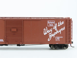 HO Scale PROTO 2000 CB&Q Burlington Route 50' Single Door Box Car #21076