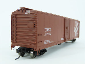 HO Scale PROTO 2000 CB&Q Burlington Route 50' Single Door Box Car #21076