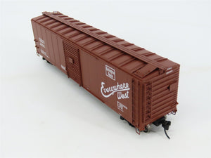 HO Scale PROTO 2000 CB&Q Burlington Route 50' Single Door Box Car #21076