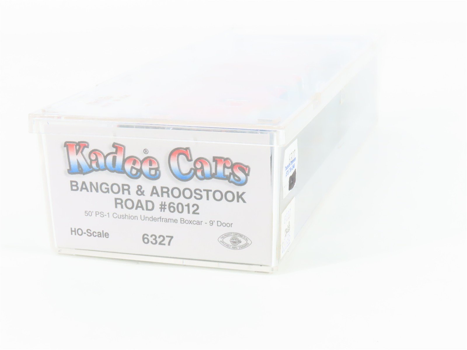 HO Scale Kadee Cars 6327 BAR Bangor & Aroostook 50' Single Door Box Car #6012