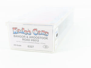 HO Scale Kadee Cars 6327 BAR Bangor & Aroostook 50' Single Door Box Car #6012