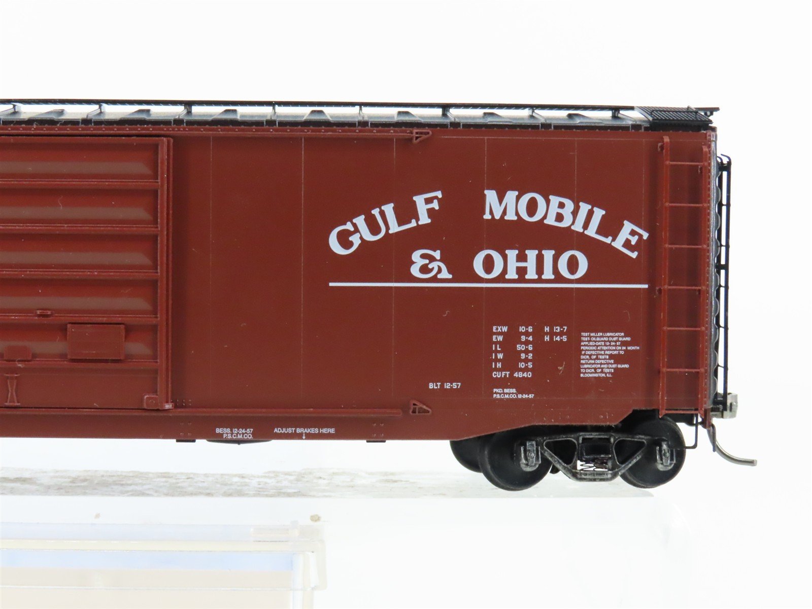 HO Scale Kadee Cars 6018 GM&O Gulf Mobile & Ohio 50' Single Door Box Car #9775