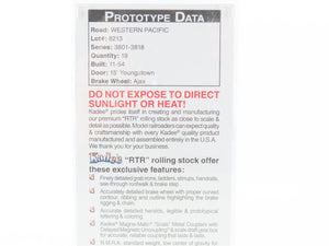 HO Scale Kadee Cars 6511 WP Western Pacific 