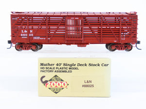 HO Scale Proto 2000 L&N Louisville & Nashville 40' Double Deck Stock Car #88025