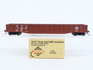 HO Scale Proto 2000 NYC New York Central 52' Drop End Mill Gondola #712567