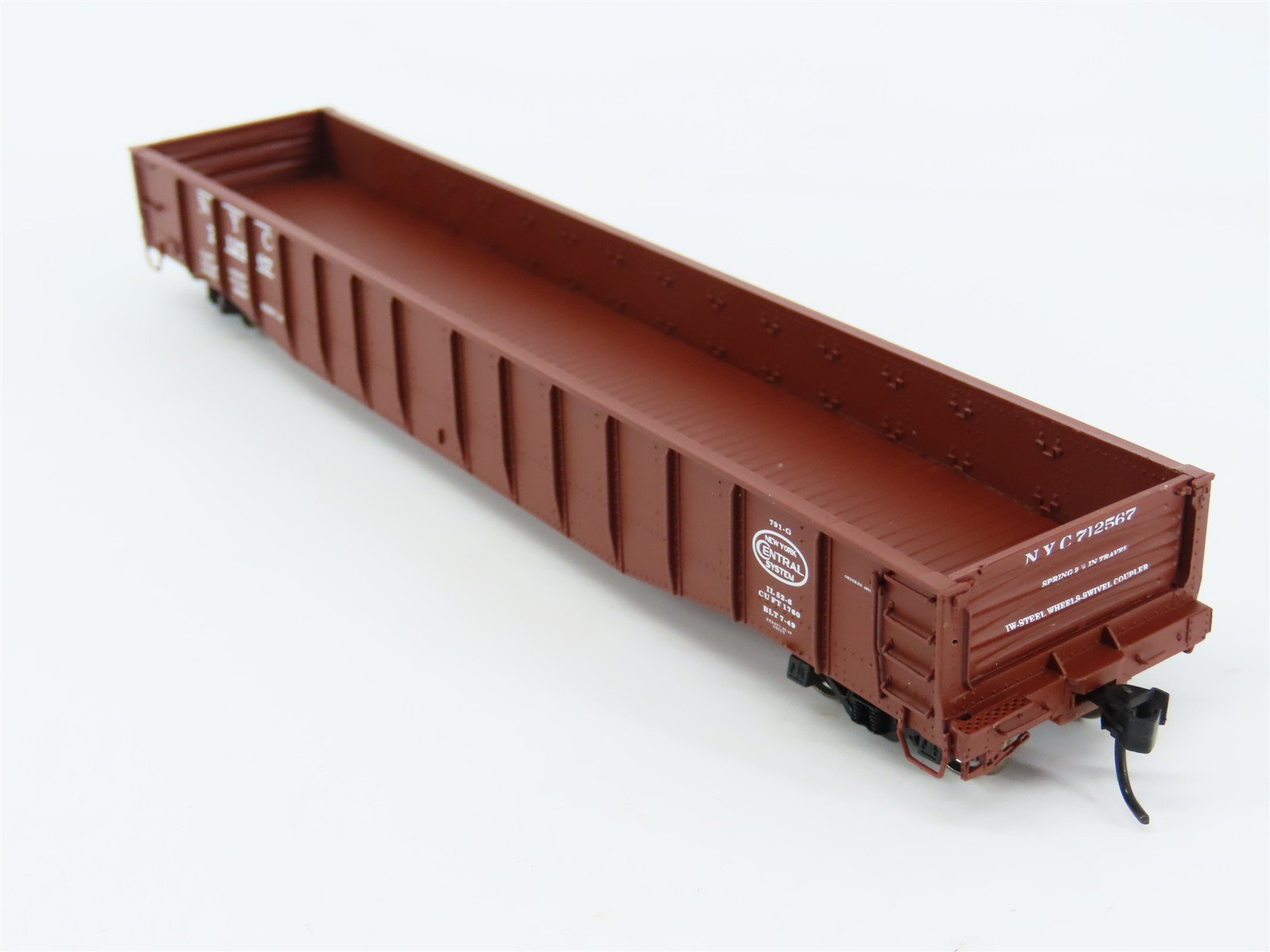HO Scale Proto 2000 NYC New York Central 52' Drop End Mill Gondola #712567