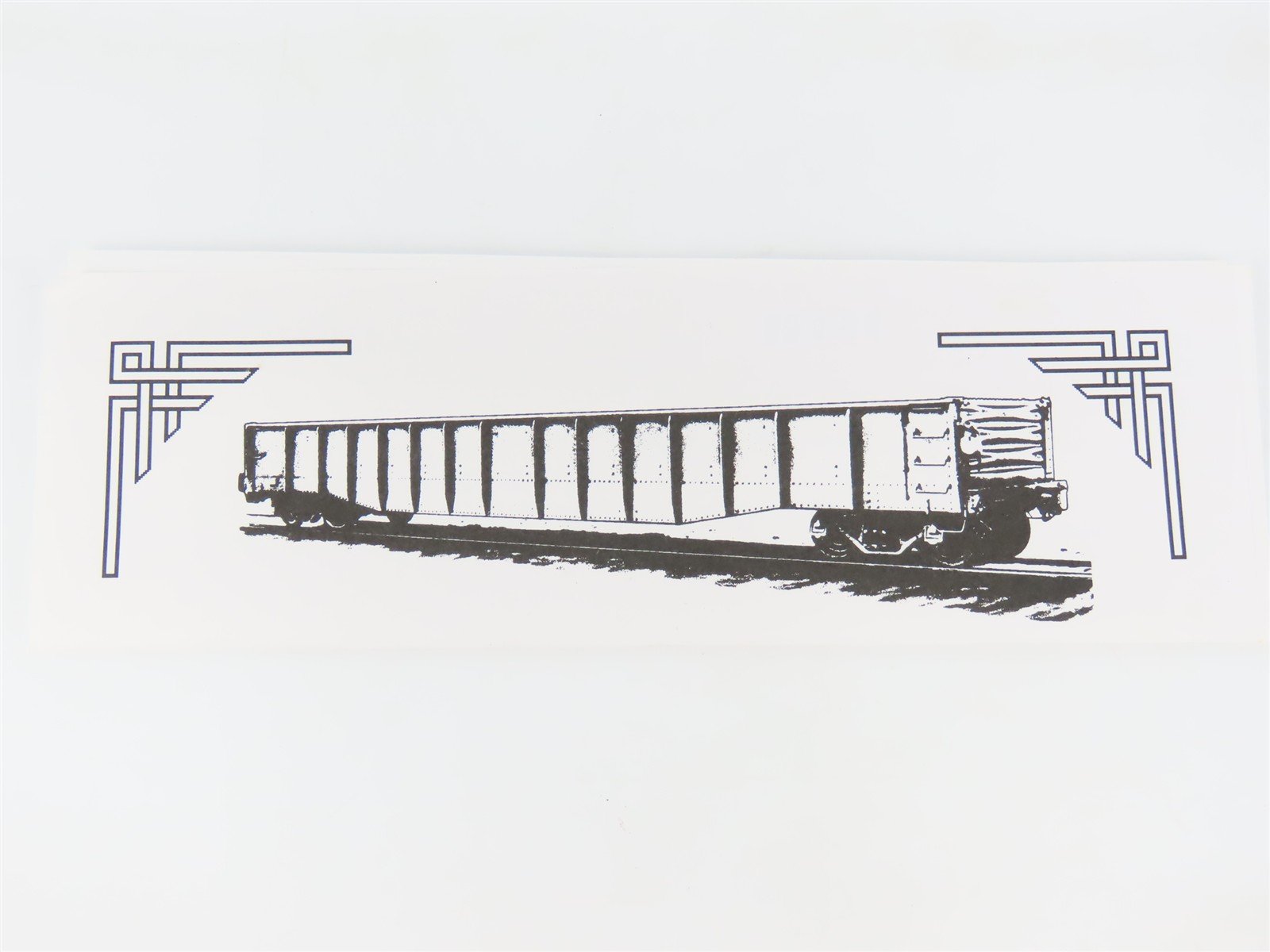 HO Scale Proto 2000 PM Pere Marquette 52' Drop End Mill Gondola #18899