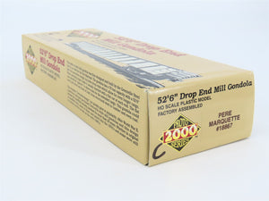 HO Scale Proto 2000 PM Pere Marquette 52' Drop End Mill Gondola #18867