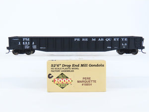 HO Scale Proto 2000 PM Pere Marquette 52' Drop End Mill Gondola #18854