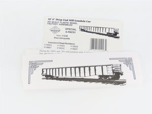 HO Scale Proto 2000 PM Pere Marquette 52' Drop End Mill Gondola #18854