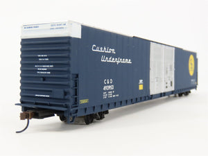 HO Scale Walthers RTR 932-23504 C&O Chesapeake & Ohio 86' Hi-Cube Boxcar 2-Pack