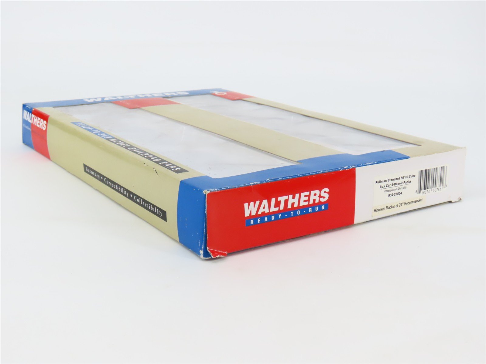 HO Scale Walthers RTR 932-23504 C&O Chesapeake & Ohio 86' Hi-Cube Boxcar 2-Pack