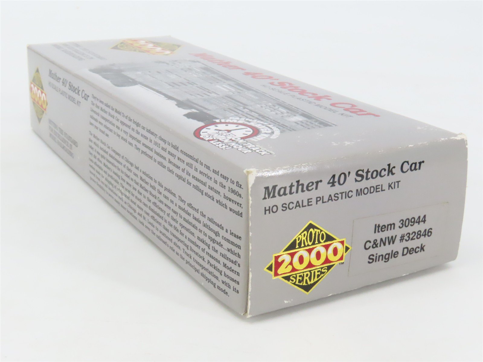 HO Scale PROTO 2000 Kit #30944 C&NW Chicago & North Western 40' Stock Car 32846