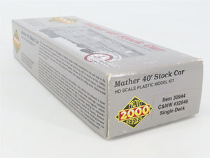 HO Scale PROTO 2000 Kit #30944 C&NW Chicago & North Western 40' Stock Car 32846