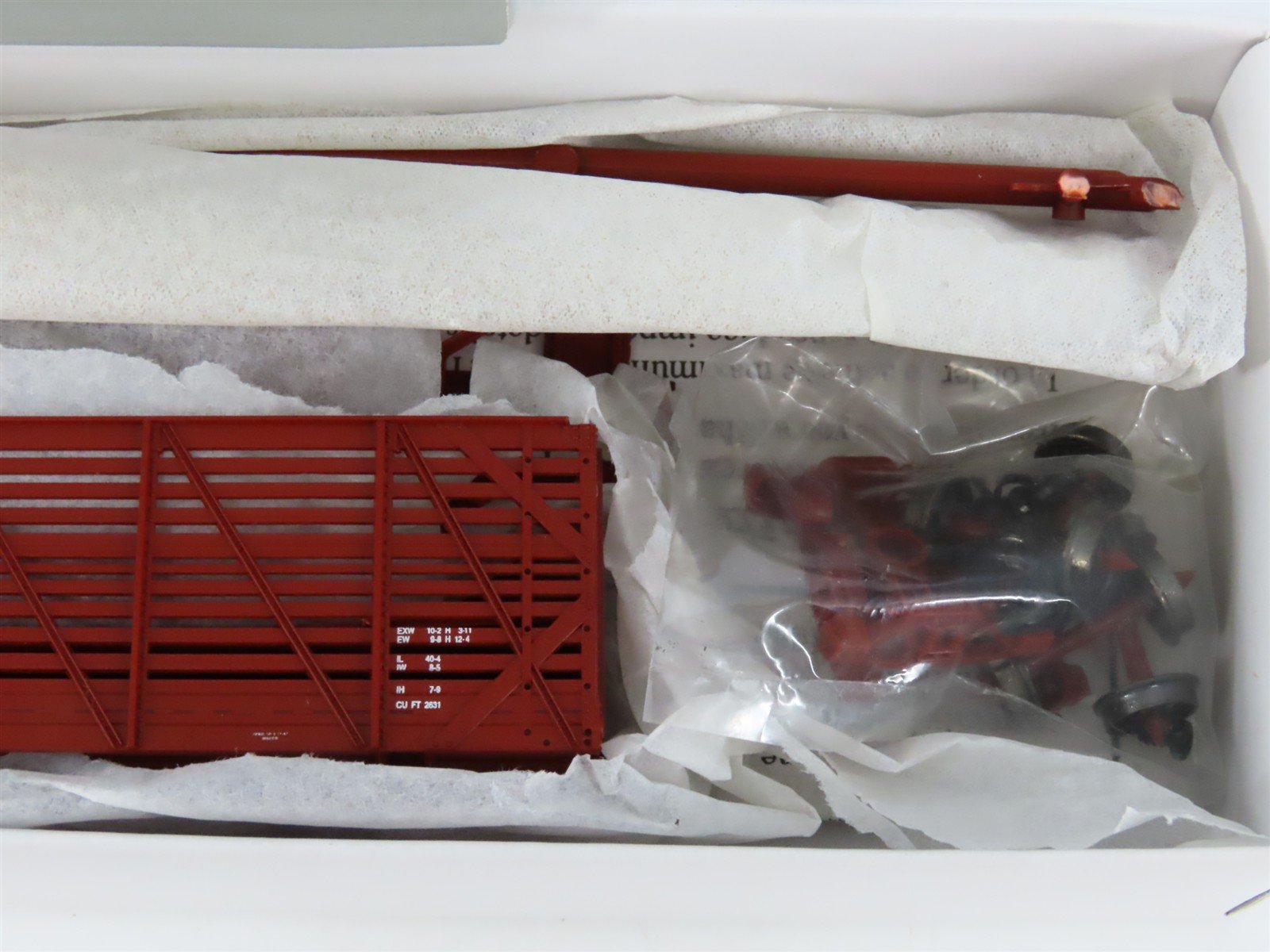 HO Scale PROTO 2000 Kit #21201 CNW Chicago North Western 40' Stock Car #36519