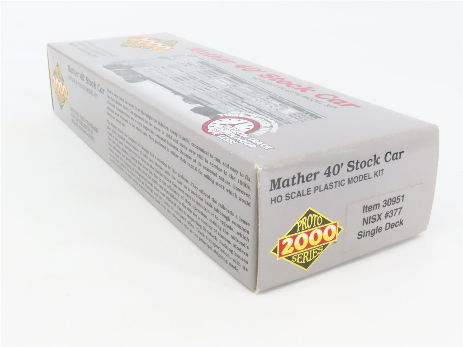HO Scale PROTO 2000 Kit #30951 NISX 40' Stock Car #377