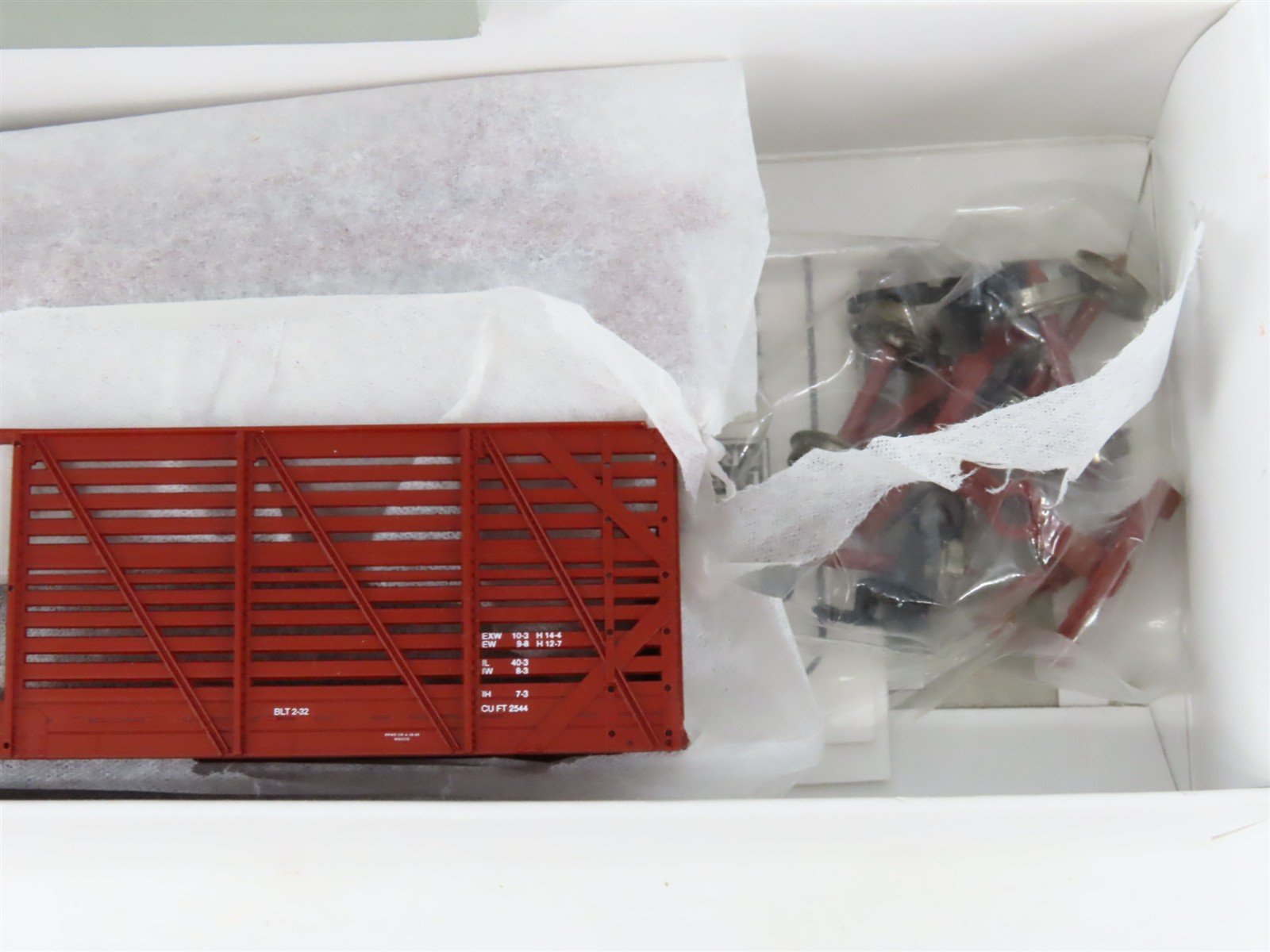 HO Scale PROTO 2000 Kit 21197 B&O Baltimore & Ohio 40' Stock Car #112058