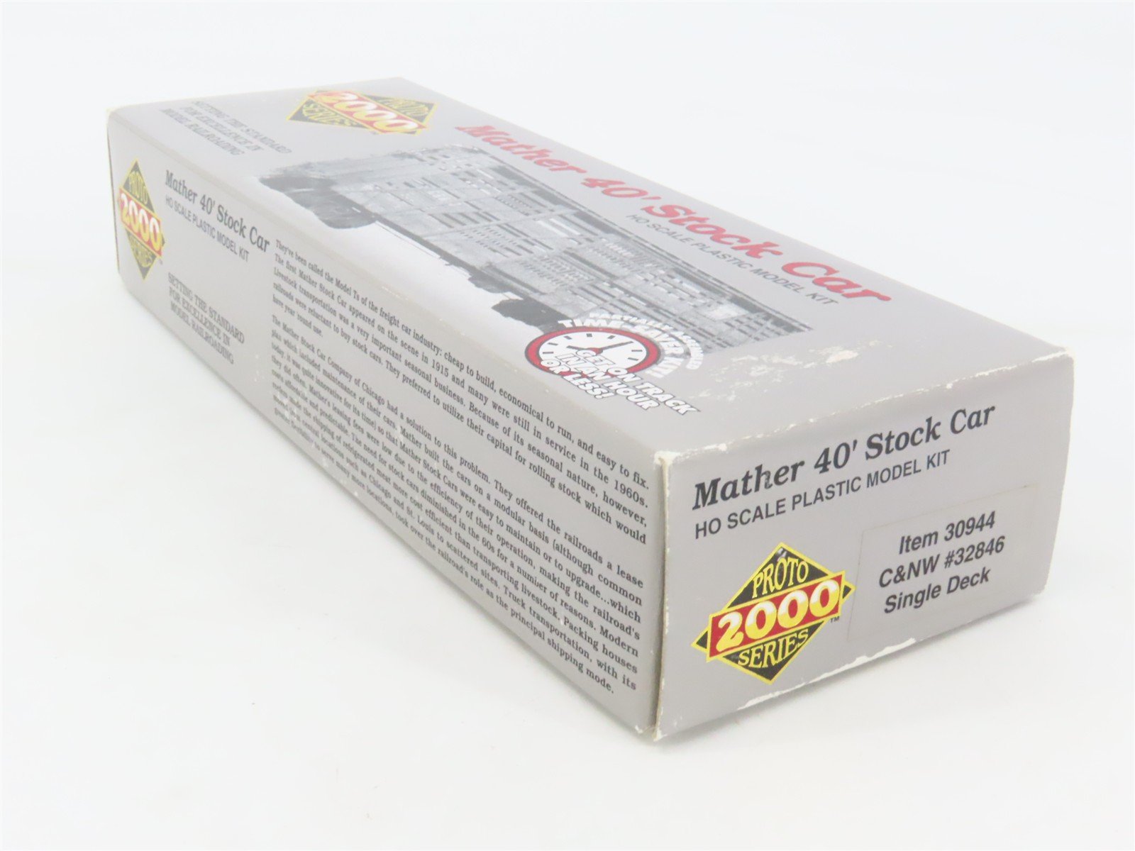HO Scale PROTO 2000 Kit #30944 C&NW Chicago & North Western Stock Car #32846