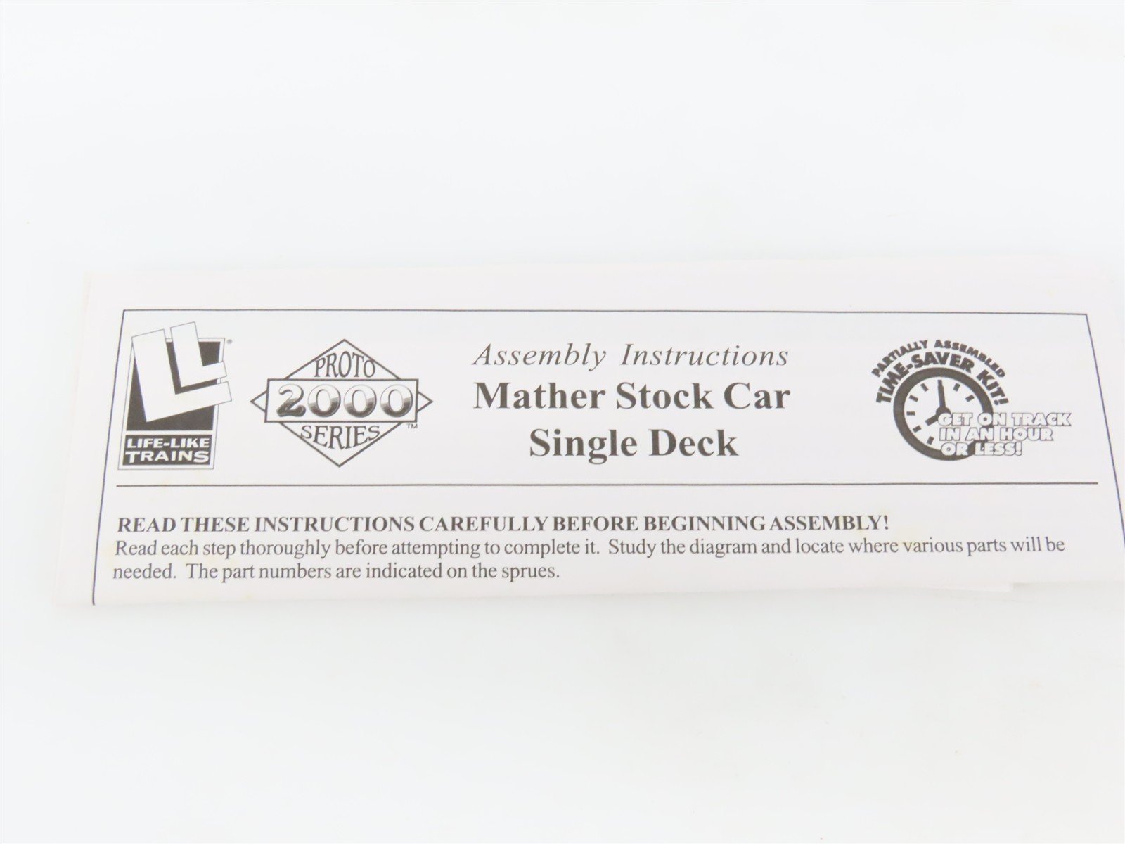 HO Scale PROTO 2000 Kit #30948 GM&O Gulf Mobile & Ohio 40' Stock Car #108024