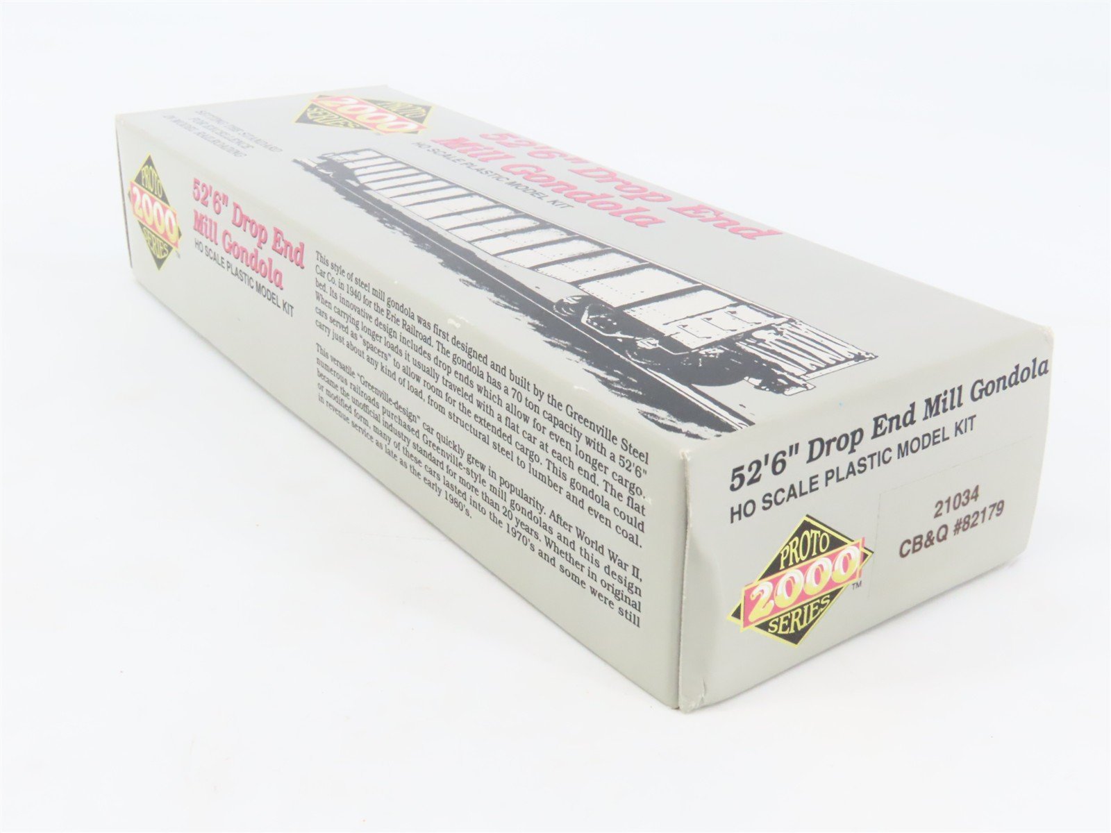 HO Scale PROTO 2000 Kit #21034 CB&Q Burlington Route 52' 6