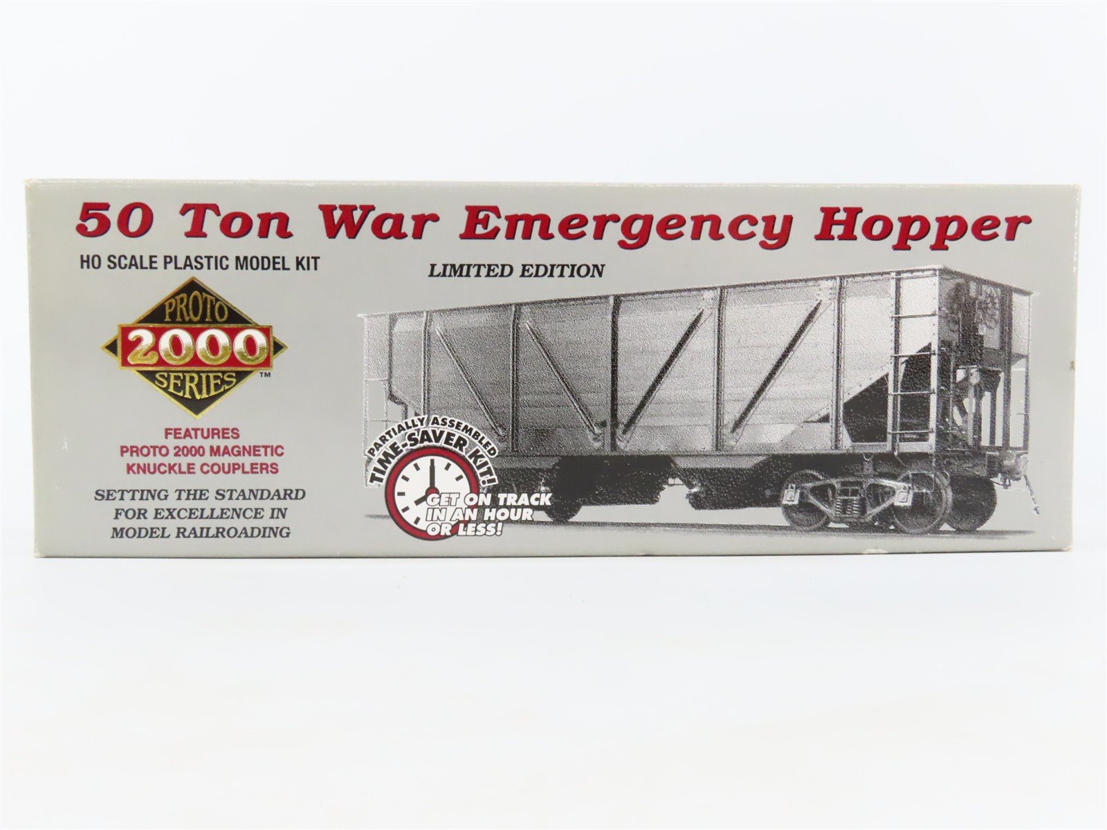 HO Scale PROTO 2000 Kit #23805 C&O Chesapeake & Ohio 2-Bay Open Hopper #54253