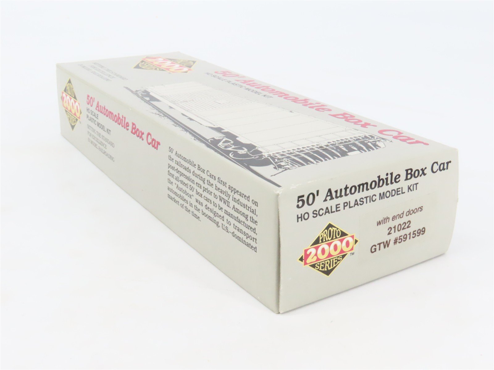 HO Scale PROTO 2000 Kit #21022 GTW Grand Trunk Western 50' Box Car #591599