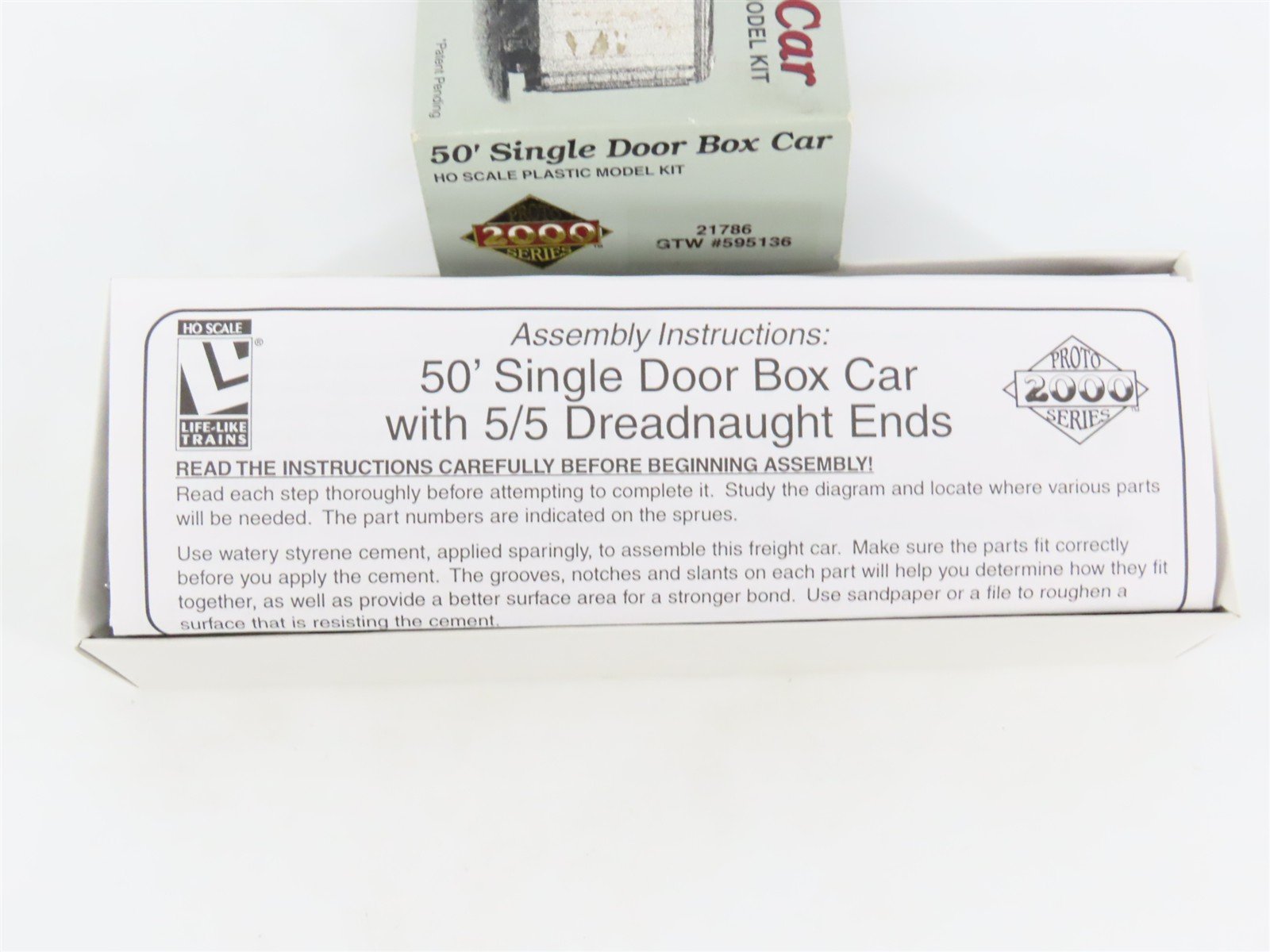 HO PROTO 2000 Kit #21786 GTW Grand Trunk Western 50' Single Door Box Car #595136
