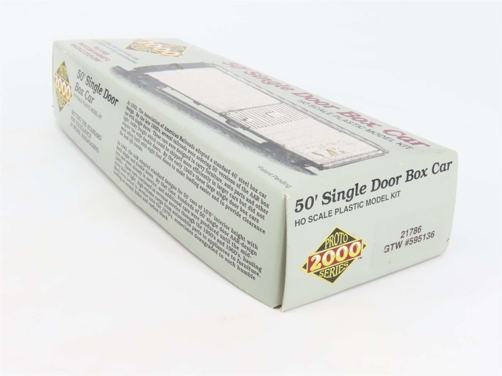 HO PROTO 2000 Kit #21786 GTW Grand Trunk Western 50' Single Door Box Car #595136
