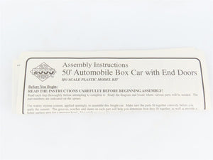 HO Scale PROTO 2000 Kit #21016 CB&Q Burlington Route 50' Auto Box Car #48563