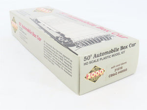 HO Scale PROTO 2000 Kit #21016 CB&Q Burlington Route 50' Auto Box Car #48563