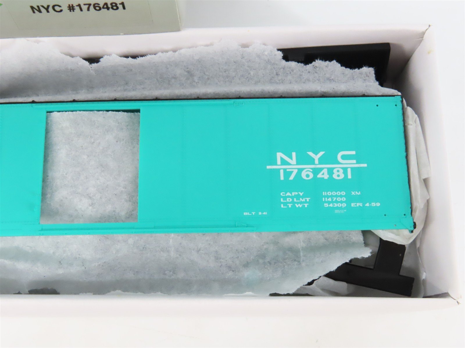 HO Scale PROTO 2000 Kit NYC New York Central 50' Single Door Box Car #176481