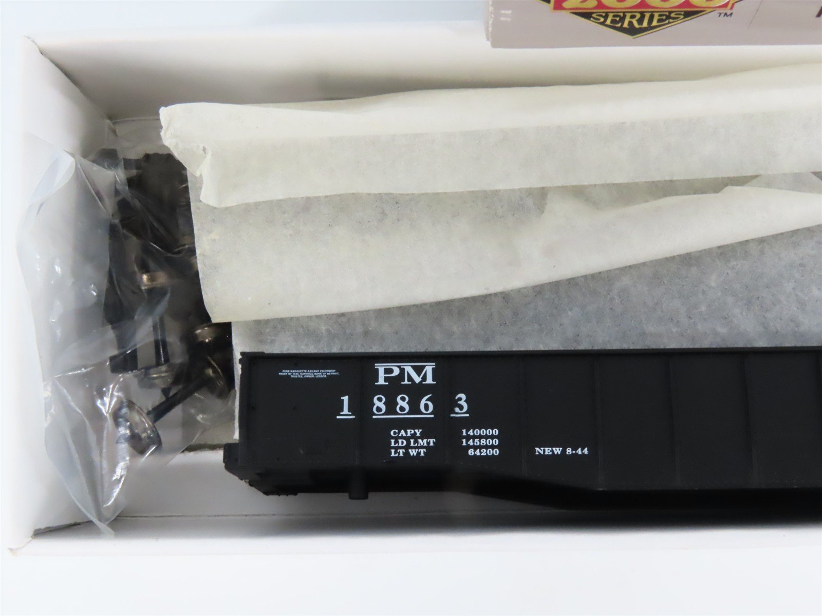 HO Scale PROTO 2000 Kit #8483 PM Pere Marquette 52' 6