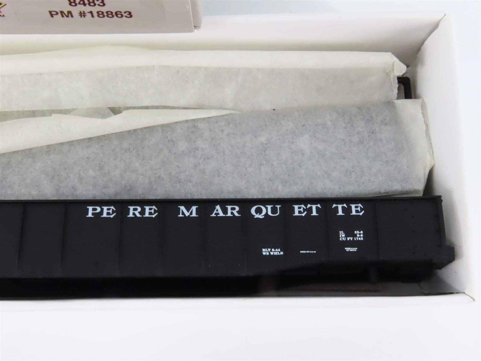 HO Scale PROTO 2000 Kit #8483 PM Pere Marquette 52' 6