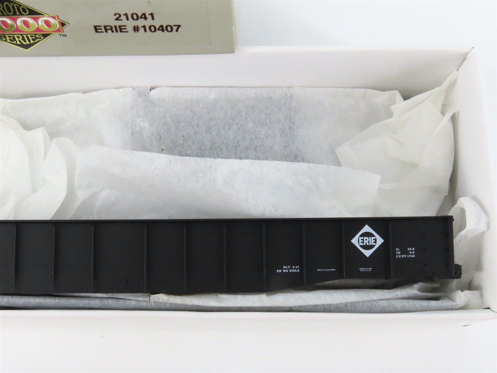 HO Scale PROTO 2000 Kit #21041 ERIE Railroad 52' 6