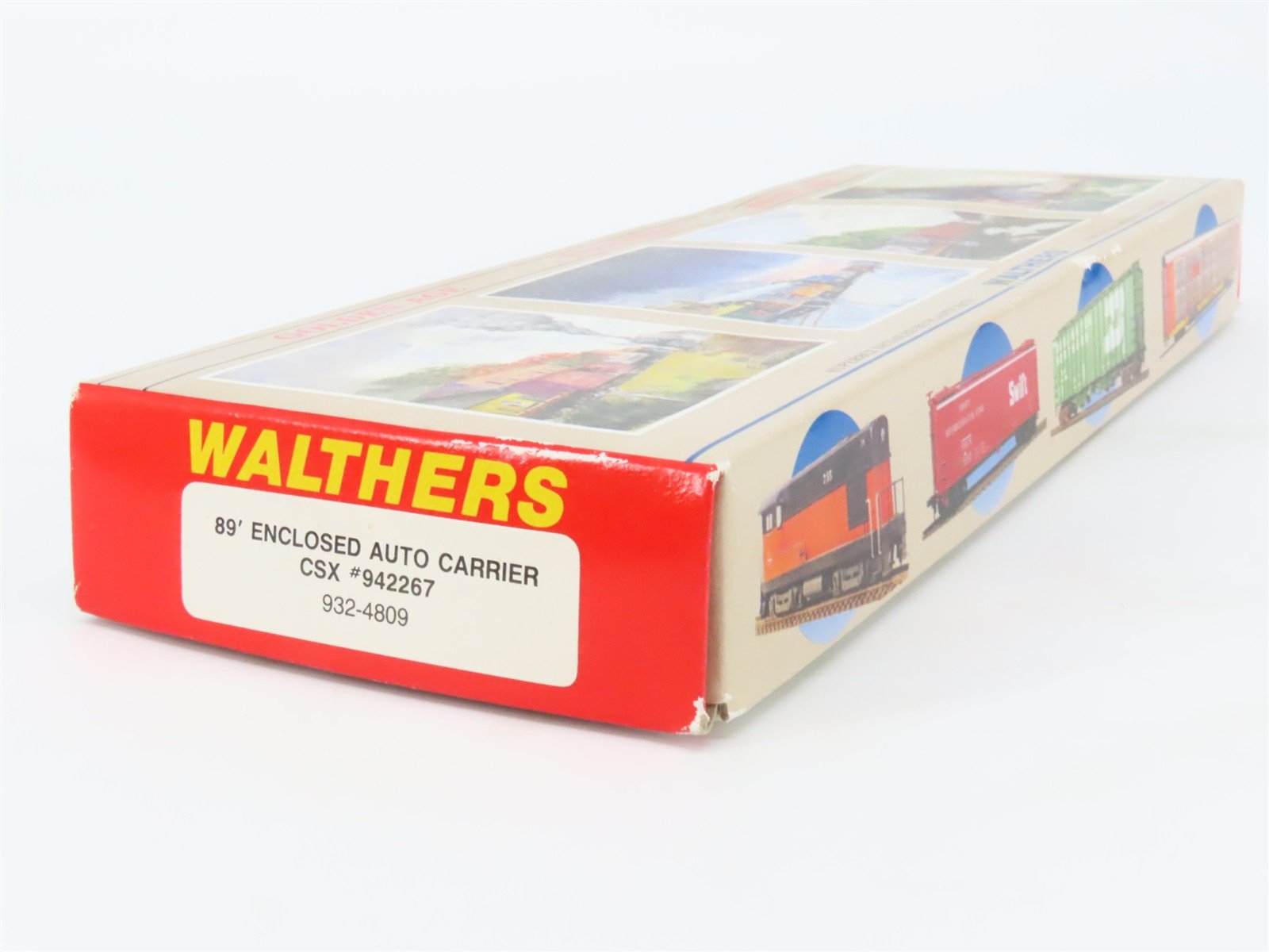 HO Scale Walthers Kit #932-4809 TTGX CSX 89' Enclosed Auto Carrier #942267