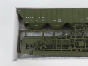 HO Scale PROTO 2000 Kit #21867 USLX 3-Bay High Side Covered Hopper #1237