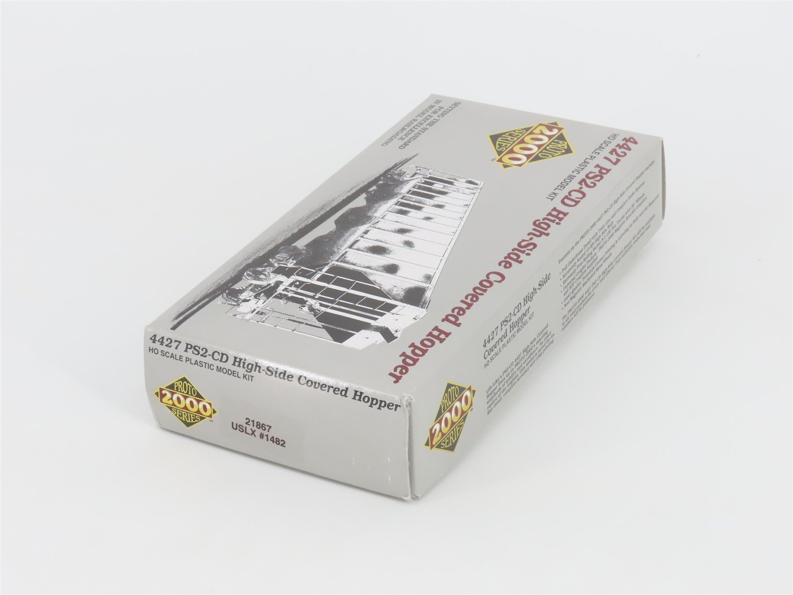 HO Scale PROTO 2000 Kit #21867 USLX 3-Bay High Side Covered Hopper #1482