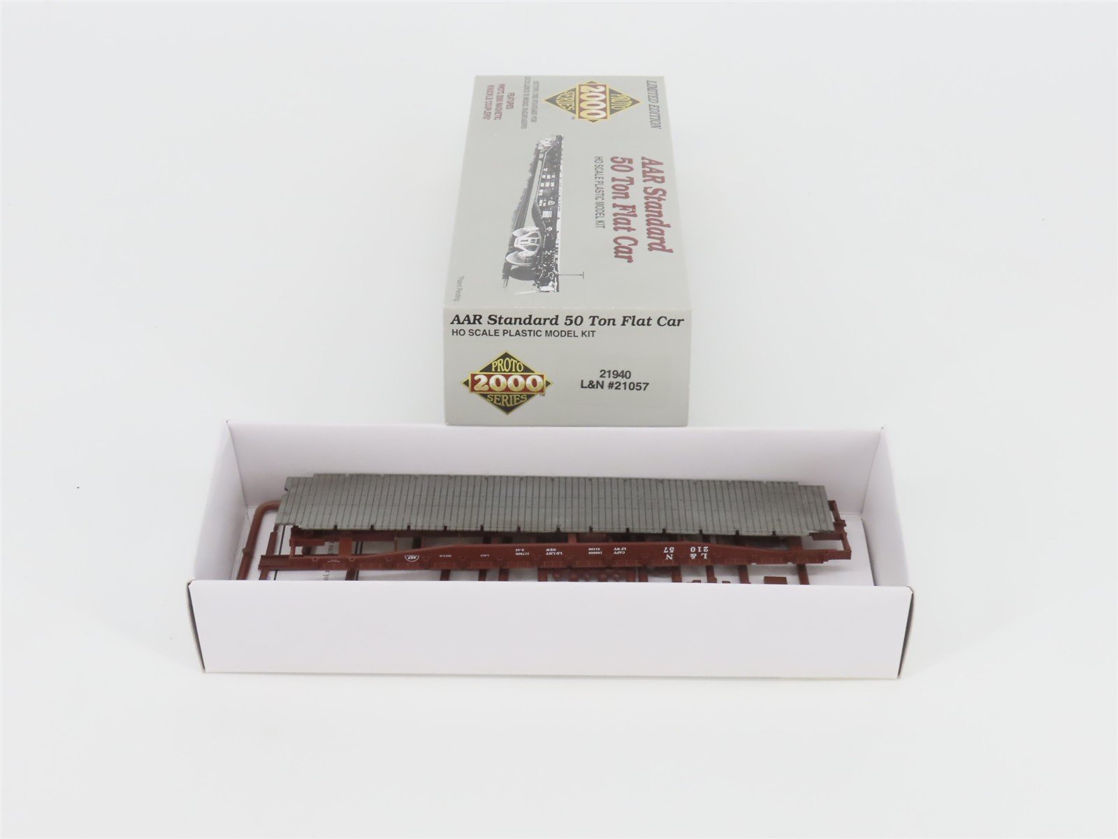 HO Scale PROTO 2000 Kit #21940 L&N Louisville & Nashville Flat Car #21057