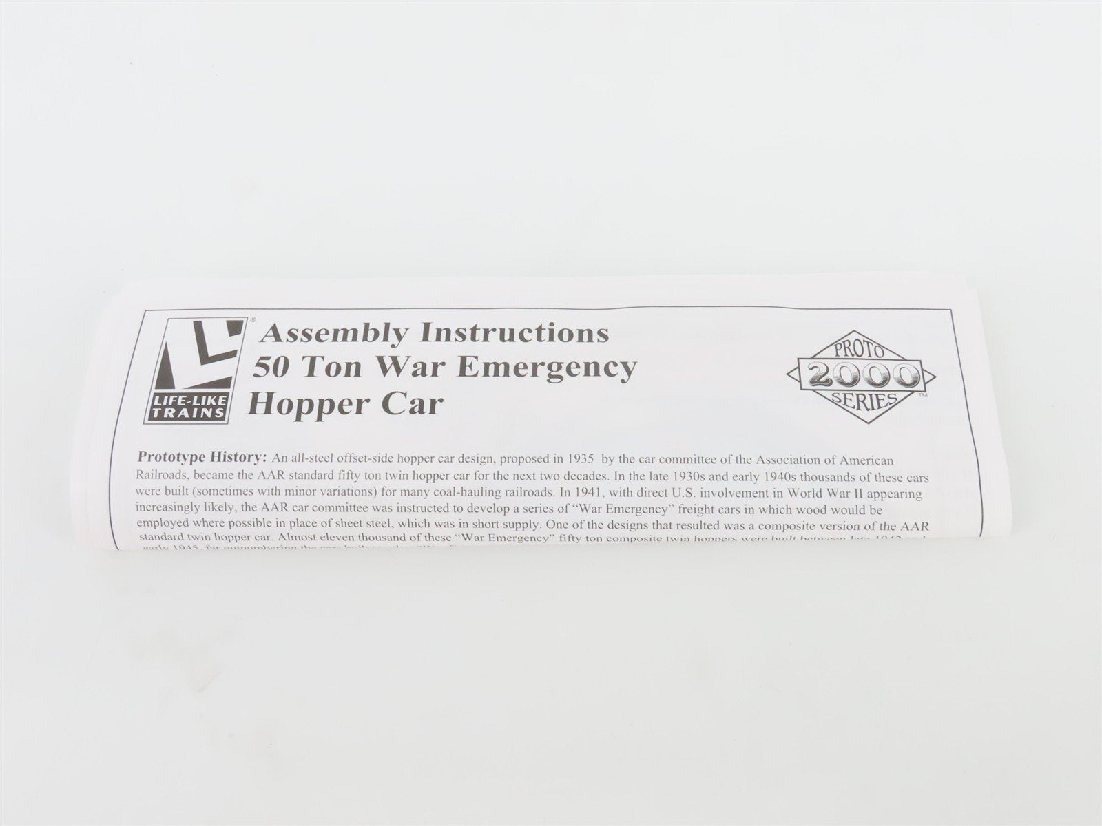 HO PROTO 2000 Time-Saver Kit #23805 C&O Chesapeake & Ohio 2-Bay Hopper #54253