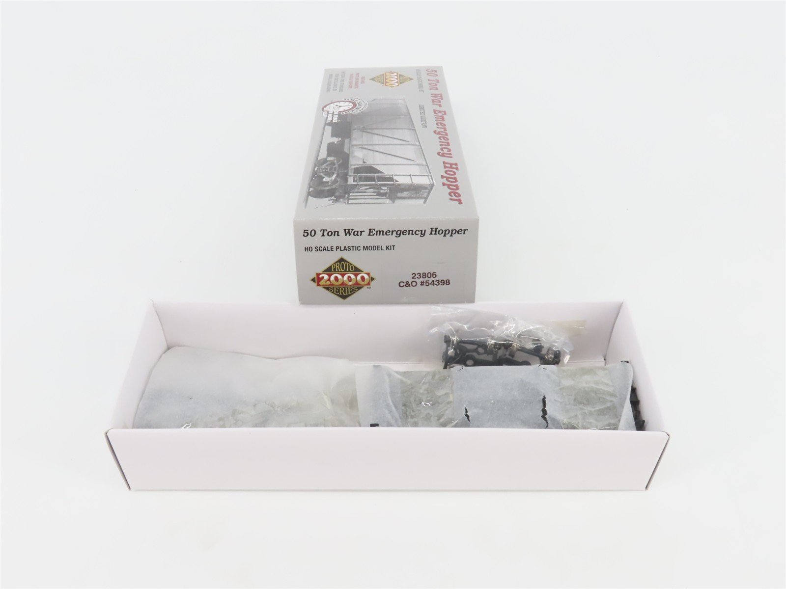 HO PROTO 2000 Time-Saver Kit #23806 C&O Chesapeake & Ohio 2-Bay Hopper #54398