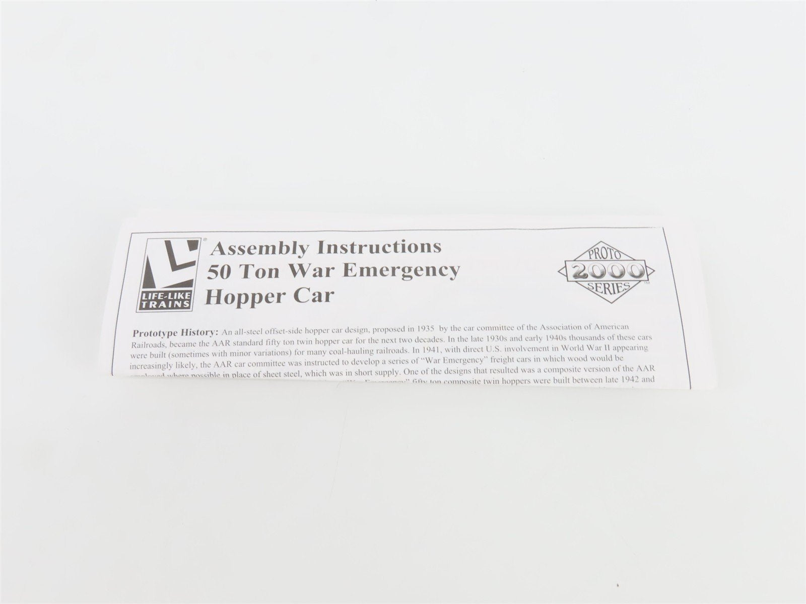 HO PROTO 2000 Time-Saver Kit #23806 C&O Chesapeake & Ohio 2-Bay Hopper #54398