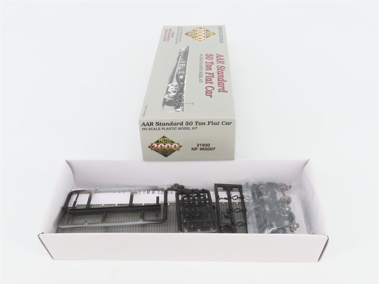 HO Scale PROTO 2000 Kit #21930 NP Northern Pacific Railroad Flat Car #62007